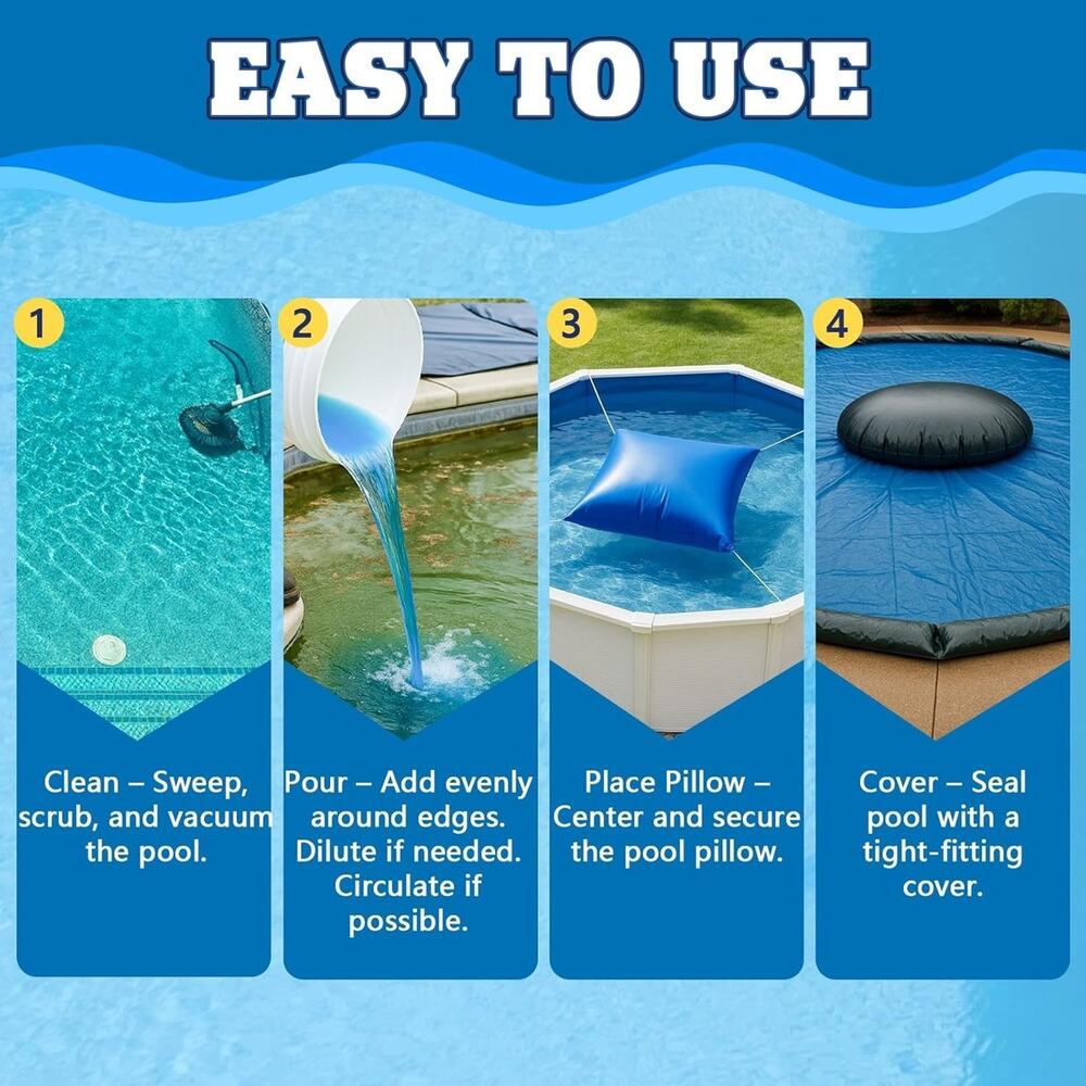 Pool Winterizing Kit, Pool Closing Kit for above Ground and Inground Pools, 3 in - Picture 3 of 5